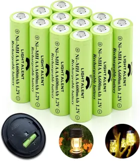 Lightalent 445000443458 Ni-mh Aaa Rechargeable Batteries Triple A High Capacity 1.2v Pre-cha