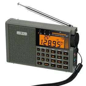 B0fbf1zf6p Lijiani Shortwave Radio Air/vhf/am/fm/sw/weather Bands Transistor With Tf Card/flashligh