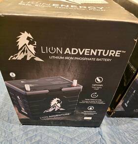 Lion Safari Energy 50170171 Adventure Bt Lithium-ion Bluetooth Battery 12.8v 100ah New In Box