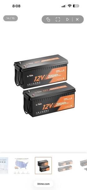 Litime L12v200-200-heat-8-a160 12v 200ah Plus Heated Lithium Battery Self-heating Lifepo4 Cold Weather