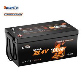 Litime Lt36v100ahgcbt 36v 100ah Bluetooth Lifepo4 Lithium Battery For Golf Cart Club Car Marine
