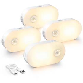 Lyridz B08m8pd94b Rechargeable Motion Sensor Led Night Light Stick-on Dimmable