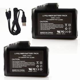 M Jiuyunmu B0cjf74bz8 3500mah 7.4v Li-polymer Rechargeable Battery Pack For Heated Gear