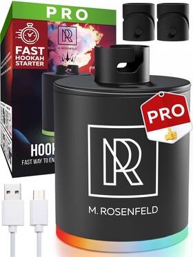 M. Rosenfeld B0fdqllyjc Pro Hookah Starter Pump 1300mah Rechargeable Portable Electric Air Blower Vacuum