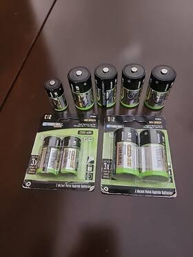 Magnum 792363978729 Thunderbolt High Capacity Rechargeable Batteries Battery Lot D And C