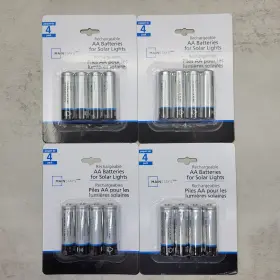 Q21eg1803-88 Mainstays Aa Rechargeable Ni-mh Batteries 400mah For Solar Lights - 16 Pack