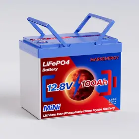 12.8v100ah Marsenergy Lfp12100 12v 100ah Lifepo4 Battery Bci Group 24 Size Builtin 100a Smart B