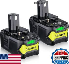 Masione B07k1q4bly 2pack 7.0ah High Capacity Replacement For Ryobi 18v Battery Rbl 1810 Wit