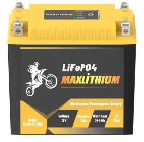 Ytx20l-bs Maxilithium 12v12a Ytx20l-bs/ytx20-bs 12v 12ah 720a Lithium Powersports Battery With Smart Bms