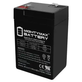 Ml4-6 Mighty Max 785123607939 Battery - 6v 4.5ah F1 Terminal Rechargeable Sla Agm Ml4-6 Mighty Max 785123607939 Battery - 6v 4.5ah F1 Terminal Rechargeable Sla Agm