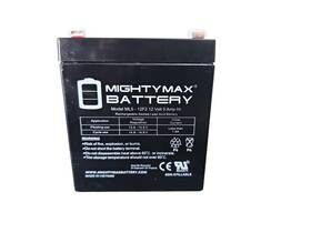 Mighty Max 850014743239 Battery Ml5-12f2-12 Volt 5ah F2 Terminal Rechargeable Sla Agm