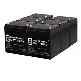 Mighty Max Battery 313019026092 12-volt 5ah Sla Replacement For Apc Smart-ups Rm 2200 2u - 6 Pack