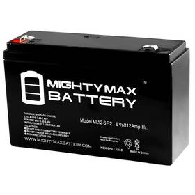 Mighty Max Battery 313021918903 6v 12ah F2 Sla Replacement For Leoch Lp6-10 Djw6-12