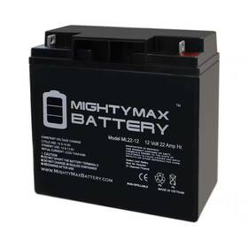 Mighty Max Battery 313033927900 Ml22-12 - 12-volt 22ah Ups Replaces 20ah Leoch Lp12-20 Lp 12-20