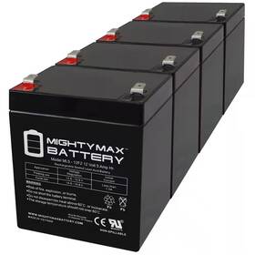 Mighty Max Battery 313039575501 12-volt 5ah F2 Sla Replacement For Tripp Lite Avr550u - 4 Pack