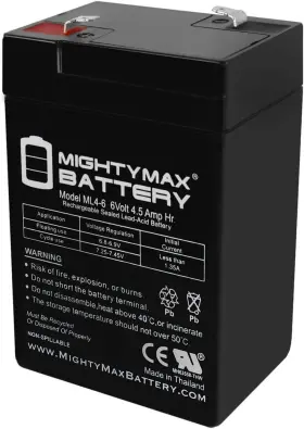 Fm640a Mighty Max Battery 313048985940 Ml4-6 - 6v 4.5ah Replacement Sealake Fm640a Mighty Max Battery 313048985940 Ml4-6 - 6v 4.5ah Replacement Sealake