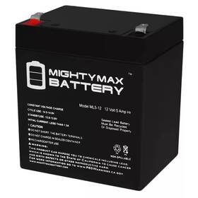 Mighty Max Battery 445006992998 12-volt 5ah Replacement For Ansul Alarms A15604 Plus Charger
