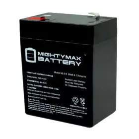 Pw50s Mighty Max Battery 445016537561 6v 4.5ah Sla Replaces Power Wizard Electric Fence