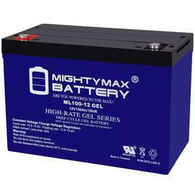 Mighty Max Battery 445028479477 12-volt 100ah Gel Replaces Zamp Solar 80 Watt Portable Charging
