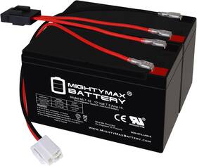 Mighty Max Battery 445035614656 Extended Range Drop In Replacement For 12v Razor Scooter Ride