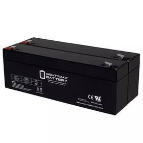 Mighty Max Battery 445040311304 Ml2. 3-12-12 Volt 2.3 Ah F1 Terminal Rechargeable Sla Agm Battery-2 Pack