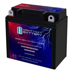 Mighty Max Battery 445040366311 12-volt 9 Ah 130 Cca Rechargeable Sealed Lead Acid Sla Powersport