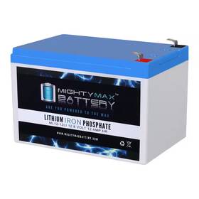 Mighty Max Battery 445043057032 Ml12-12li - 12-volt 12 Ah Deep Cycle Lithium Iron Phosphate Lifepo4 Rechargeab