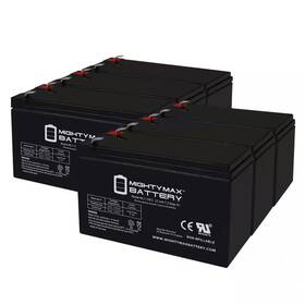 Mighty Max Battery 445043370353 Ml7-12f2 - 12-volt 7 Ah F2 Terminal Rechargeable Sla Agm 6-pack