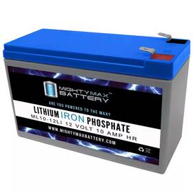 Mighty Max Battery 445054783753 12-volt 10 Ah Deep Cycle Lithium Iron Phosphate Lifepo4 Rechargeable And Maint