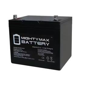 Mighty Max Battery 705353127731 Ml75-12 12-volt 75ah Replacement For Power-sonic Ps-12750e