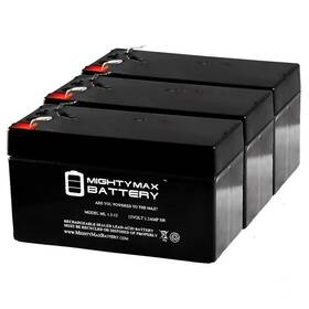 Mighty Max Battery 705353202971 12-volt 1.3ah Sla Replacement For Diamec Dm12-1.3 - 3 Pack