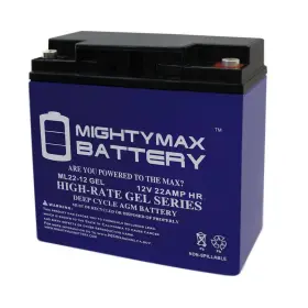 Mighty Max Battery 705353744716 12-volt 22 Ah Rechargeable Gel Sealed Lead Acid Sla
