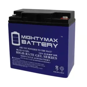 Mighty Max Battery 705353761942 12-volt 22 Ah Rechargeable Gel Sealed Lead Acid Sla