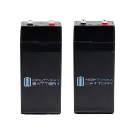 Kt-445 Mighty Max Battery 705354011749 4 Volt 4.5 Ah Sla Replaces Keyko Genuine - 2 Pack
