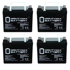 Mighty Max Battery 711181250237 12-volt 35ah Sla Replacement For Agco Allis 414h - 4 Pack