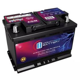 Mighty Max Battery 711181536324 Mm-h6 Start And Stop Car Bci Group Size 48 12-volt 70 Ah 120rc 760 Cca Recharg