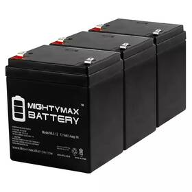 Mighty Max Battery 726084035027 12-volt 5ah Sla Replacement For Bb Shr7-12-3 Pack