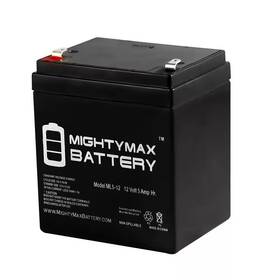 Mighty Max Battery 726084512047 12-volt 5ah Sla Replacement For Eb1250f2 Elb 1250a