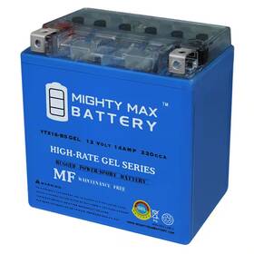 Mighty Max Battery 726084962279 12-volt 14 Ah 230 Cca Gel Rechargeable Sealed Lead Acid Sla Powersport