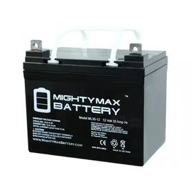 Mighty Max Battery 744110979176 12v 35ah Sla For Pride Mobility Jazzy Select Elite Power Chair