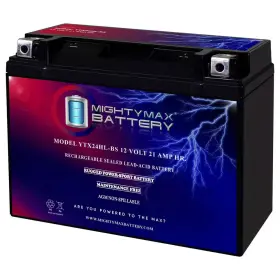 Ytx24hl-bs Mighty Max Battery 744759410238 Replaces Yamaha Virago Xv 920 1000 1100 Xvz Venture Royale
