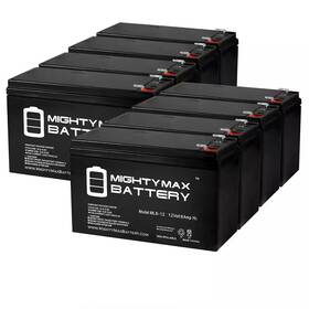Mighty Max Battery 744759428530 12-volt 8ah Replacement For Tripp Lite Rbc94-2u Ups-8 Pack