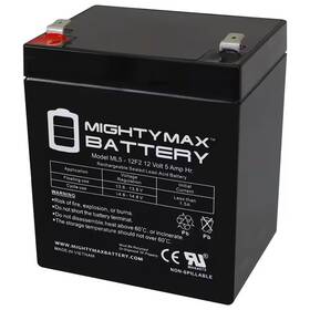 Mighty Max Battery 744759816290 Ml5-12f2 - 12-volt 5 Ah F2 Terminal Rechargeable Sla Agm