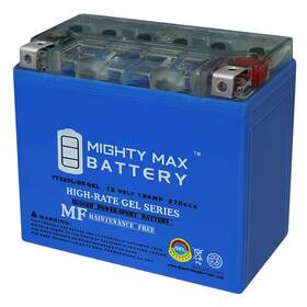 Mighty Max Battery 744759895103 Ytx20l-bs Gel 12v 18ah Replacement For Gtx20l-bs 20lbs 65989-97 320bs