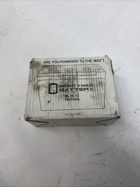Ml10-12mp2 Mighty Max Battery Ml10-12 12v 10ah F2 Terminal Rechargeable Sla Agm Ml10-12mp2 Mighty Max Battery Ml10-12 12v 10ah F2 Terminal Rechargeable Sla Agm