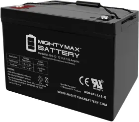 Ml100-12gel Mighty Max Battery 12 Volt 100 Ah Int Rechargeable Sla Agm