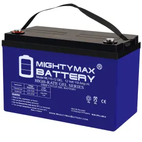 Bu-hrl12390wfr Mighty Max Battery Ml110-12gel-16 12v 110ah Gel Int Compatible With Universal