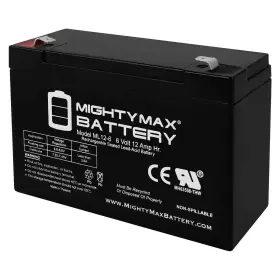 Ml12-6f234 Mighty Max Battery 6v 12ah F2 Replacement Streamlight Litebox Ml12-6f234 Mighty Max Battery 6v 12ah F2 Replacement Streamlight Litebox