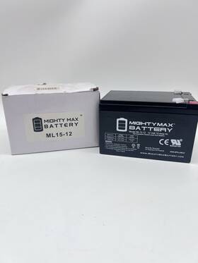 Mighty Max Battery Ml15-12nb696 Ml15-12nb 12v 15ah Compatible With Mk Es12-12te Patriot