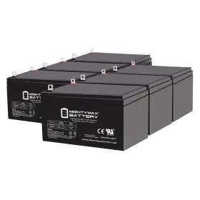 Ml15-12nbmp6312 Mighty Max Battery Ml15-12nb 12v 15ah Replaces Pride Mobility Go Chair - 6 Pack Ml15-12nbmp6312 Mighty Max Battery Ml15-12nb 12v 15ah Replaces Pride Mobility Go Chair - 6 Pack